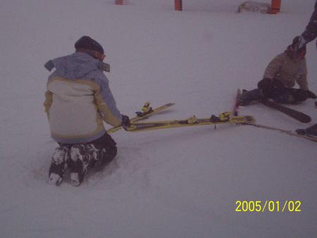 piste / gamelle / ski