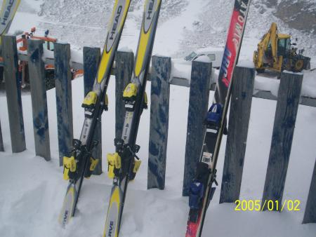 piste / gamelle / ski