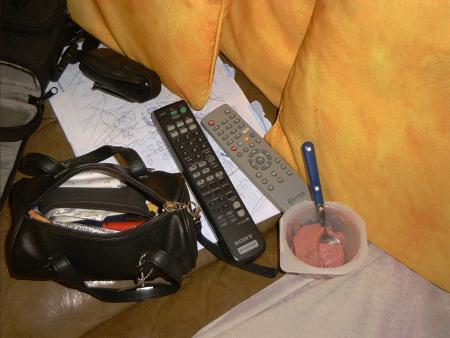 le vieux bordel a ma mer sur le canap&eacute; !! ya pire ch&eacute; vs ??