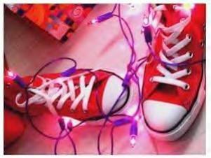 cete foto me f&eacute; penc&eacute; o papa nowel :D l&eacute; couleur .. l&eacute; girlande ... xd